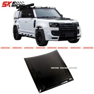 Carbon Fiber Front Hood Panels Enginne Cover For Land Rover Defender 2020-2024 - Picture 1 of 11
