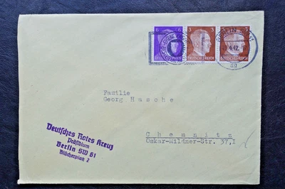 Kriegsbrief vom DRK Berlin April 1942 - Bild 1 von 4