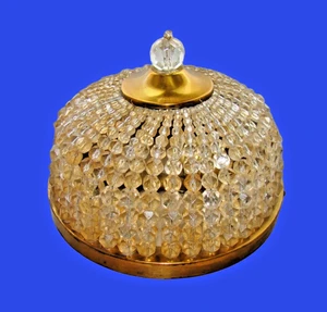 Lámpara de techo con cuentas de vidrio años 50-60 - Imagen 1 de 7