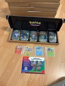 Pokemon Mini-Tin-Boxen Galar-Kumpel 5er-Pack-Bundle NEU OVP - Bild 1 von 4