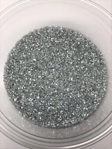 Sugar Crystalz Silver Crystals Bakery Topping Sprinkles 1 pound colored sugar - Picture 1 of 1