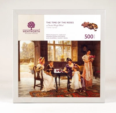 WENTWORTH 优质激光切割木制拼图 500 件“玫瑰时代” — 第 1/4 张图片