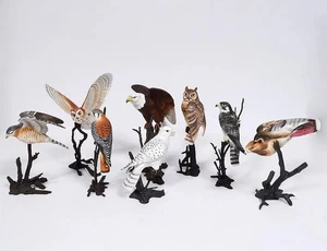 SEHR SELTENE ROYAL WORCESTER GREIFVOGEL 8-TEILIG KOMPLETTE SAMMLUNG POSTFRISCH mit COA - Bild 1 von 24