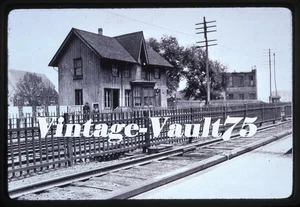 DIAPOSITIVA DUPLICADA LIRR LONG ISLAND RAILROAD WINFIELD STATION NY 1910 - Imagen 1 de 1