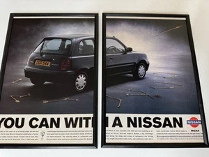 FRAMED Original K11 Nissan Micra 1.3 S Magazine Advert Poster Man Cave Wall Art - Picture 1 of 3