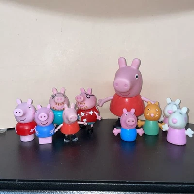 Figuras Peppa Pig Surtidas Personajes Mixtos Familia Amigos X 10 Foto 1 de 4