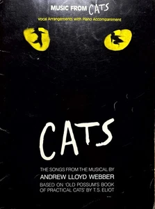 "CATS" Vocal Selections • 22 Songs for Piano and Voice • 111 Pages - Picture 1 of 5