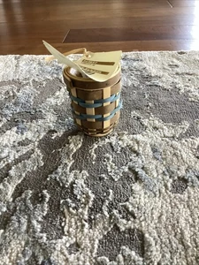 Longaberger Mini 2016 Honeypot-WF Rare Warm Weave With Tags - Picture 1 of 7