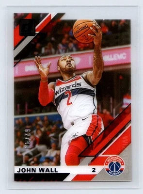 2019 20 Panini 清晰 Donruss John Wall 蓝色平行 #44 /99 — 第 1/2 张图片