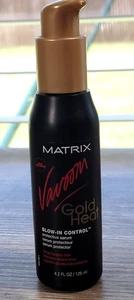 Matrix Vavoom Gold Heat Blow In Control Protective Serum Thick Coarse Hair 4.2oz - Picture 1 of 6