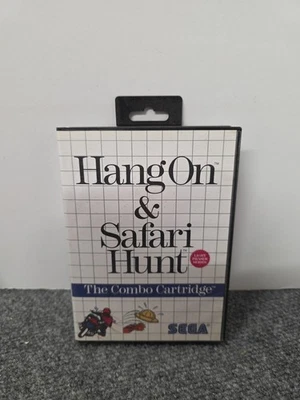 Hang On & Safari Hunt The Combo Cartridge (Sega Master System, 1986) Complete - Image 1 of 3