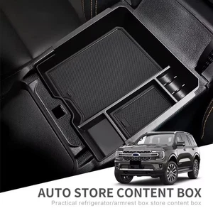 for Ford Ranger E-brake Version 2024 2025 Center Armrest Storage Box Tray Car - Picture 1 of 8