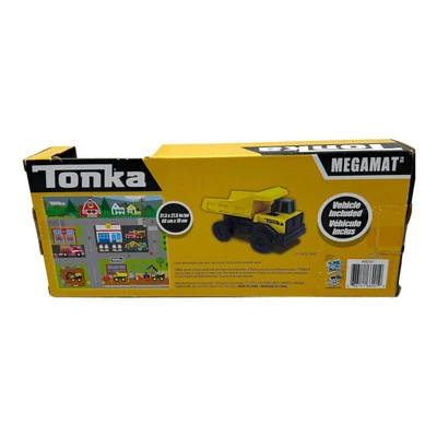Alfombra de juego de fieltro duradera Tonka Megamat con camión vehículo 2021 Hasbro Foto 1 de 3