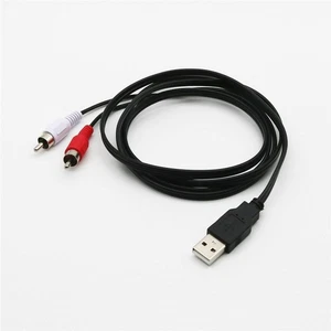 USB A Male USB To RCA for PC TV AV Cable Audio Conversion Line Video Adapter - Picture 1 of 10