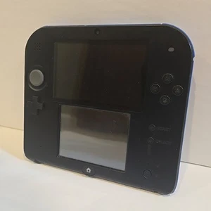 Nintendo 2DS Handheld-System FTR-5 schwarz/blau nur Konsole - getestet funktioniert! - Bild 1 von 6