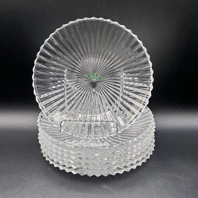 "Juego de 7 platos de aperitivo de postre Shannon by Godinger Crystal Harmony de 7,5""" Foto 1 de 4