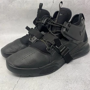 Nike Mens Sz 13 M Air Force 270 Triple Black Shoes AH6772-010 Sneakers - Picture 1 of 9