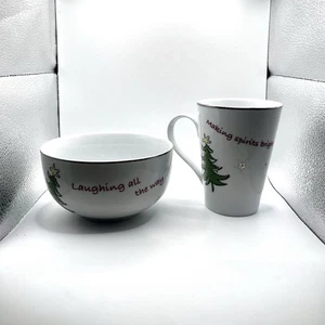 Studio JCP Home Holiday Weihnachten Tasse & Schale Schneemann Baum lacht den ganzen Weg - Bild 1 von 13