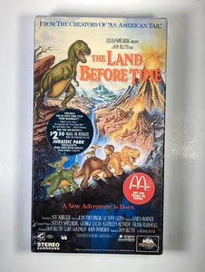 SEALED Land Before Time McDonald's Promo Edition RARE VHS - Picture 1 of 6