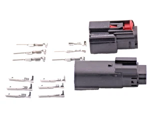 4X - 6-Pin Waterproof Electrical Connector Kit– Molex Style – Sealed Auto Plug - Picture 1 of 8