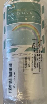 Funda Colchón Cuna Biloban Impermeable Ajustable 24"x38" Blanco Nueva en Caja Foto 1 de 3