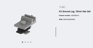 (C) Juego hexagonal de 13 mm K2 Systems 4000006-H caja de 50 - Imagen 1 de 3