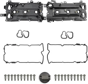 2PCS Valve Covers Set for Nissan 350Z Infiniti EX35 FX35 G35 M35 Q50 Q70 VQ35HR - Picture 1 of 4