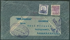 BRAZIL, 1932, Return of 8th S.A. flight, Rio to Germany, nice franking & cachets - Picture 1 of 1