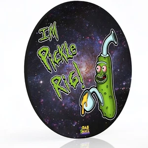 Pickle Rig Parody Mousepad - 7.5 inch circle mousepad - Stoner 420 gift - Picture 1 of 2