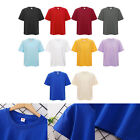 Plain Kids T-shirt Toddler Tee Cotton Tops Boys Shirts Loose Unisex Round Neck