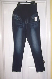 NWT Tala Women's Maternity Jeans Sz 2X Dark Wash Embellished Straight Leg... - Picture 1 of 4