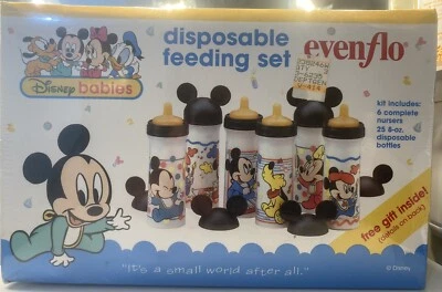 Vintage 1996 Disney Evenflo Disney Babies Disposable Feeding Set Drop in Style💖 - Image 1 of 4