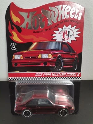 HOT WHEELS 1993 FORD MUSTANG COBRA R RED LINE CLUB - Immagine 1 di 4
