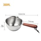 Stainless Steel Milk Pot Non Deforming Saucepan Perfect for Butter Oil