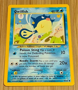 Qwilfish # 49/64 Common Neo Revelation 2001 Pokemon EN Near Mint to Mint Vintage - Bild 1 von 3