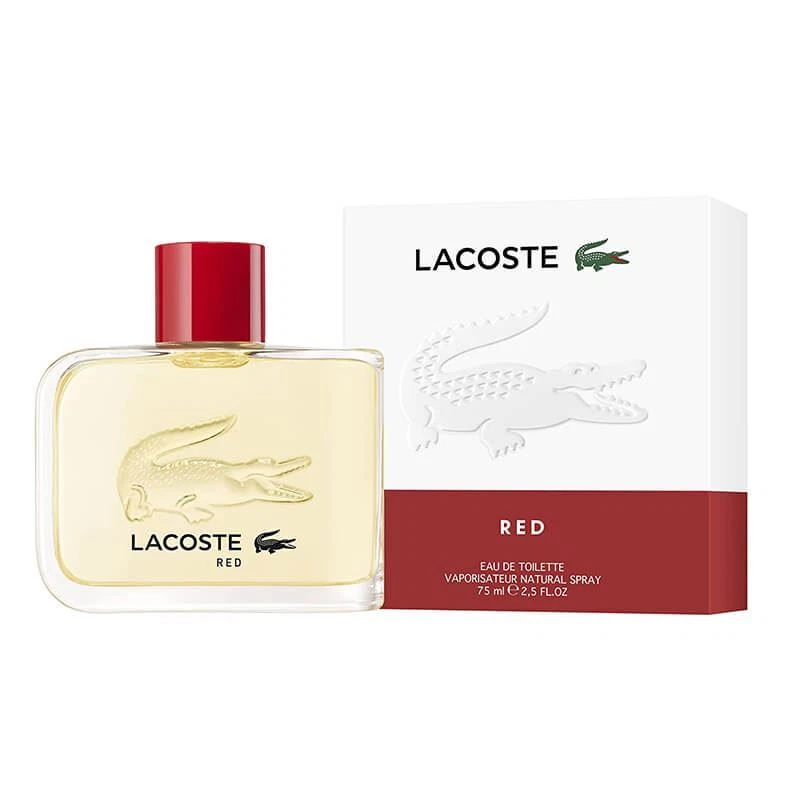 Lacoste Red 75ml EDT (M) SP Mens 100 Genuine (New)