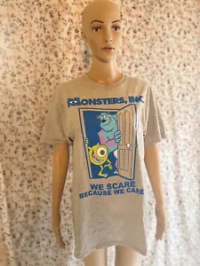 Grey Disney Pixar Monsters Inc T-Shirt - Picture 1 of 3