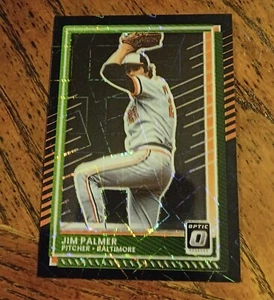 2025 Donruss Baseball Jim Palmer Optic Black Velocity Prizm 06/39 Orioles HOF - Picture 1 of 3