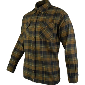 Jack Pyke Flannel Shirt Brown Mens Clothing Hiking Outdoor Fast UK Dispatch - Picture 1 of 5