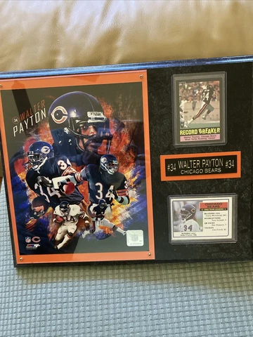 Walter Payton Chicago Bears Plaque Cover