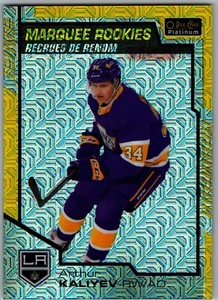 20-21 O-PEE-CHEE PLATINUM YELLOW TRAXX - ARTHUR KALIYEV RC /249 #192 LA KINGS - Picture 1 of 2