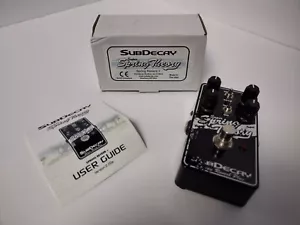 SubDecay Super Spring Theory Reverb Guitar Effects Pedal FX Works Tested - Picture 1 of 6