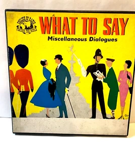 Dialogues divers produits et enregistrés BBC 1958 anglais par Radoio - Photo 1/24