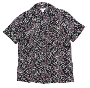 Charter Club Intimates Floral Print Button Front Knit Womens Pajama Top S NWT - Picture 1 of 1