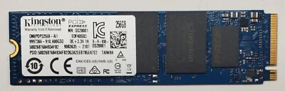 Asus F513EA-OS36 Kingston 256GB M.2 NVMe SSD Solid State Drive 9155075-2117 - Image 1 of 2