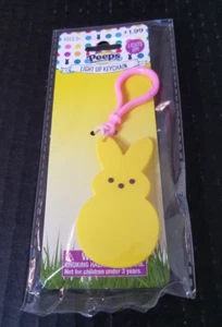 Peeps Light Up Key Chain Yellow Bunny 4.5" New Spring 2025 - Picture 1 of 4
