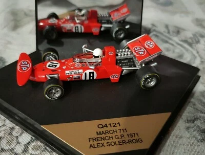 Quartzo Q4121 March 711 French GP 1971 Alex Soler Roig 1/43 - Immagine 1 di 3