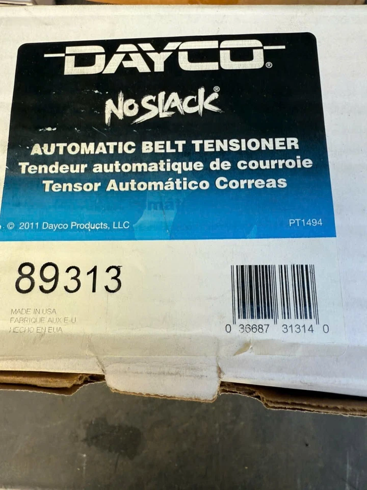 Conjunto de tensor de correa de transmisión Dayco 89313 transmisión principal para modelo Ford 03-10 seleccionado Foto 1 de 1