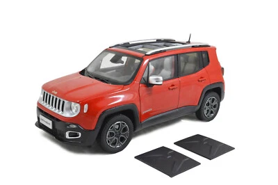 1:18 Scale Jeep Renegade Red 2016 Model Car Toy Vehicle Collection Kids Gift - Image 1 of 4