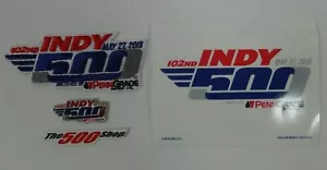 2018 Indianapolis 500 102ND Running Collector Event Lapel Pin Patch Decal - Picture 1 of 9